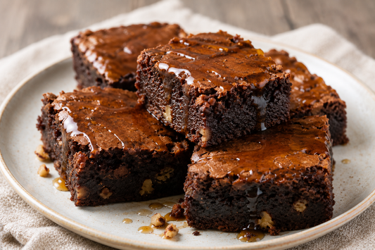 Brownie Fondant au Miel Café